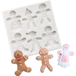 Sillicreations | Silicone mal Peperkoekmannetjes | silicone mold Gingerbreadman (maat mal 10x10cm)